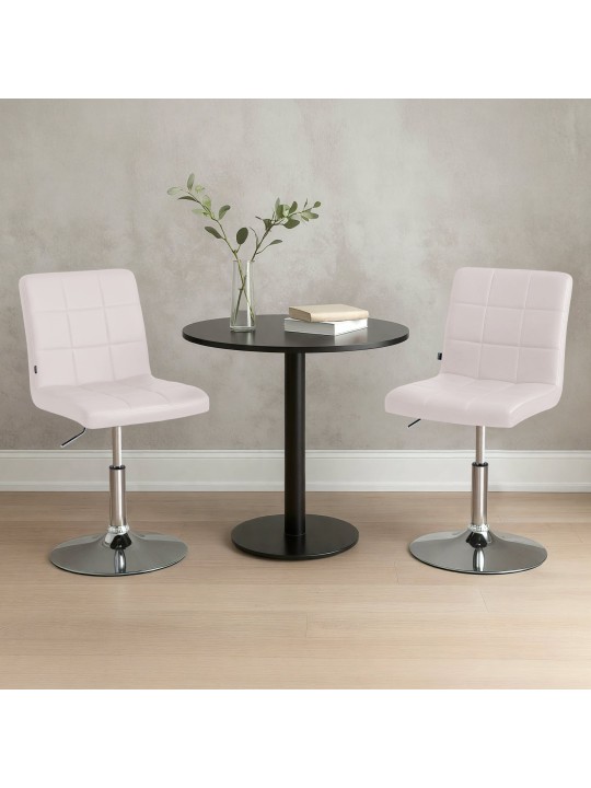 Ricky szék műbőr, fehér