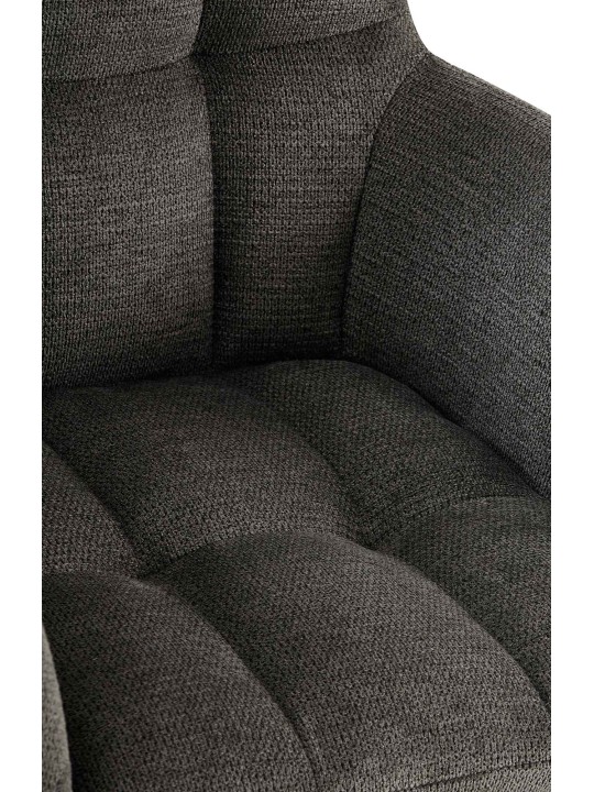 Étkezőszék Jonah szövet, sötétszürke