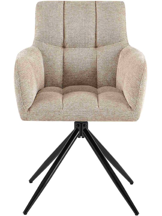 Étkezőszék Jonah szövet, világosbarna