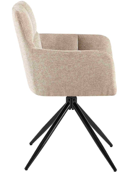 Étkezőszék Jonah szövet, világosbarna