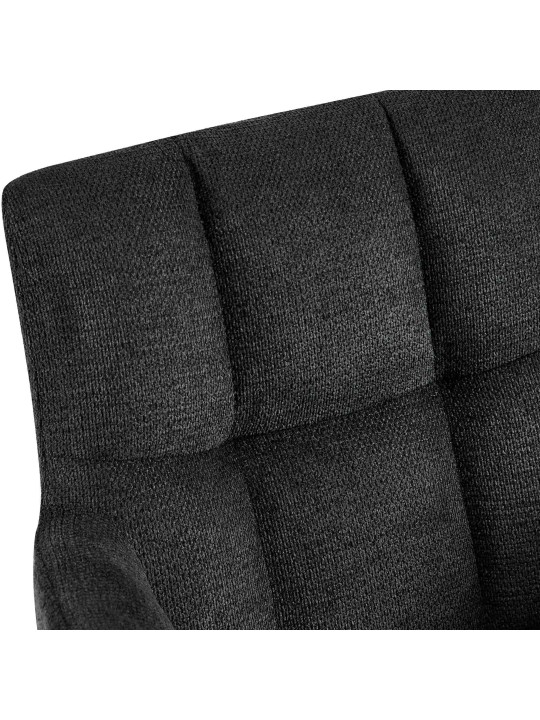 Étkezőszék Jonah szövet, fekete