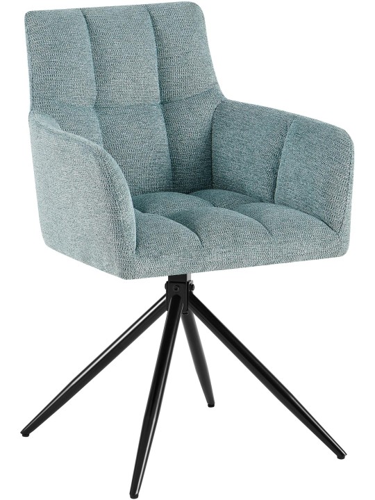 Étkezőszék Jonah szövet, türkiz