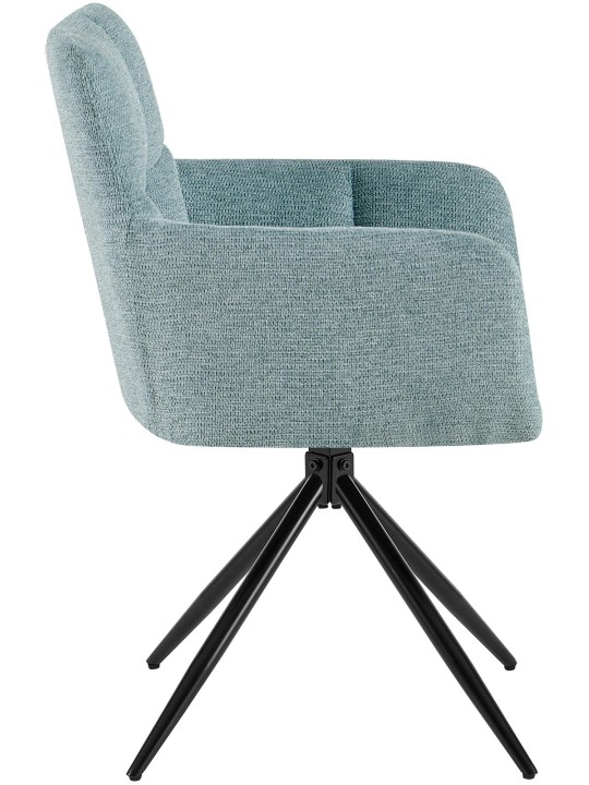 Étkezőszék Jonah szövet, türkiz