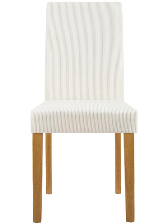 2 db étkezőszékből álló Ina Cord antik lámpakészlet, krém