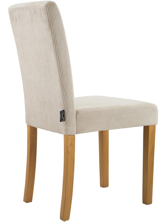 2 db étkezőszékből álló Ina Cord antik lámpakészlet, világosbarna