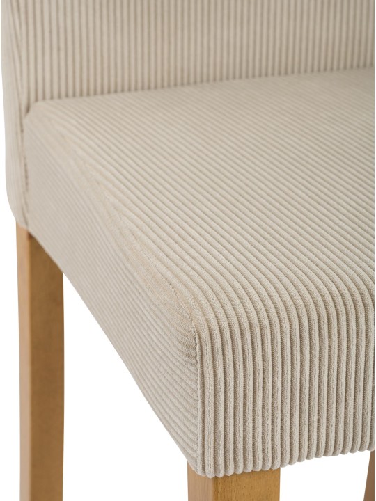 2 db étkezőszékből álló Ina Cord antik lámpakészlet, világosbarna