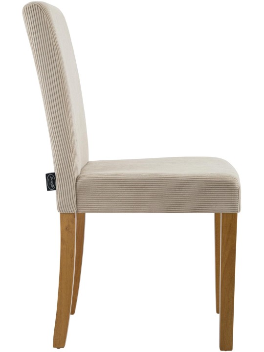 2 db étkezőszékből álló Ina Cord antik lámpakészlet, világosbarna