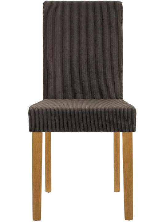 2 db étkezőszékből álló Ina Cord antik lámpakészlet, barna