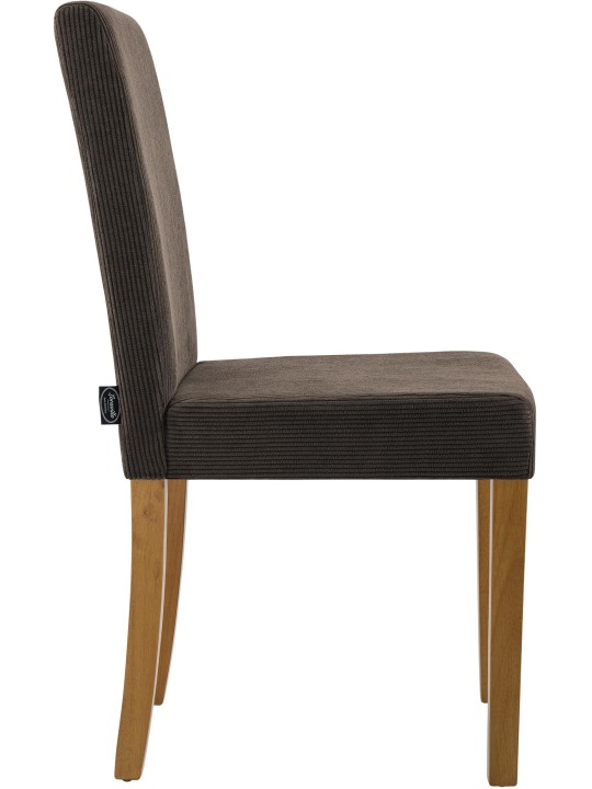 2 db étkezőszékből álló Ina Cord antik lámpakészlet, barna