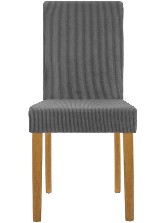 2 db étkezőszékből álló Ina Cord antik lámpakészlet, szürke