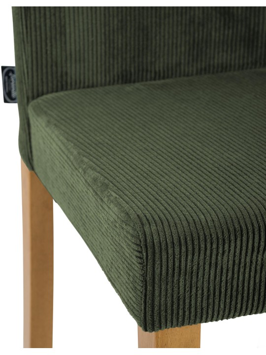 2 db étkezőszékből álló Ina Cord antik lámpakészlet, zöld