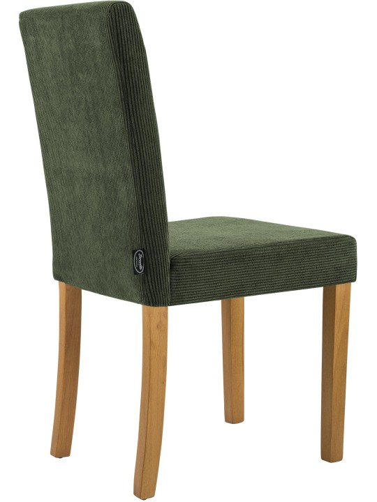 2 db étkezőszékből álló Ina Cord antik lámpakészlet, zöld