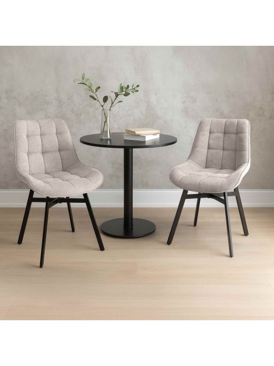 Colby szövet szék, krém