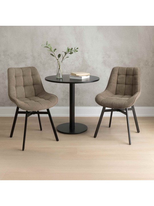 Colby szövet szék, taupe