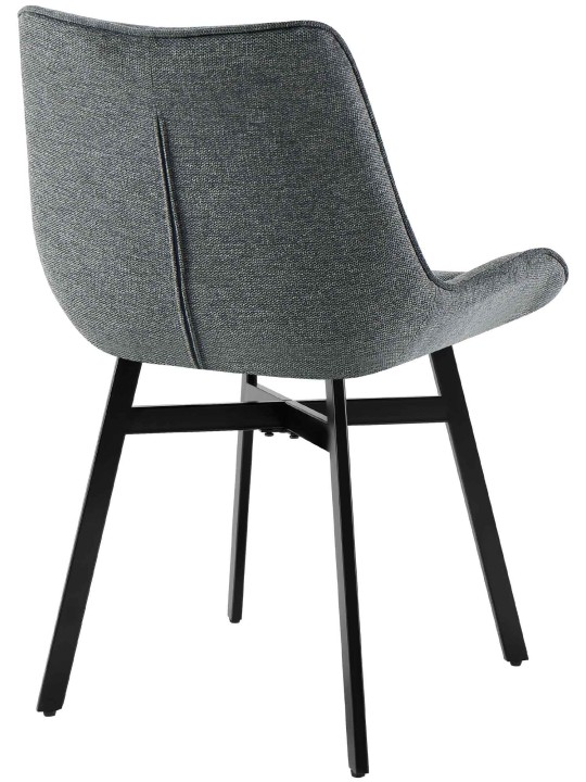Colby szövet szék, sötétszürke