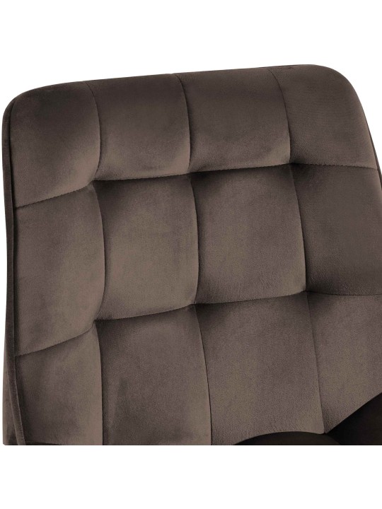 Colby bársony szék, barna