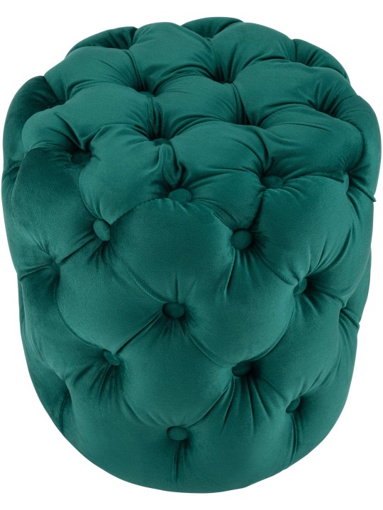 Zsámoly Drancy Velvet M, sötétzöld