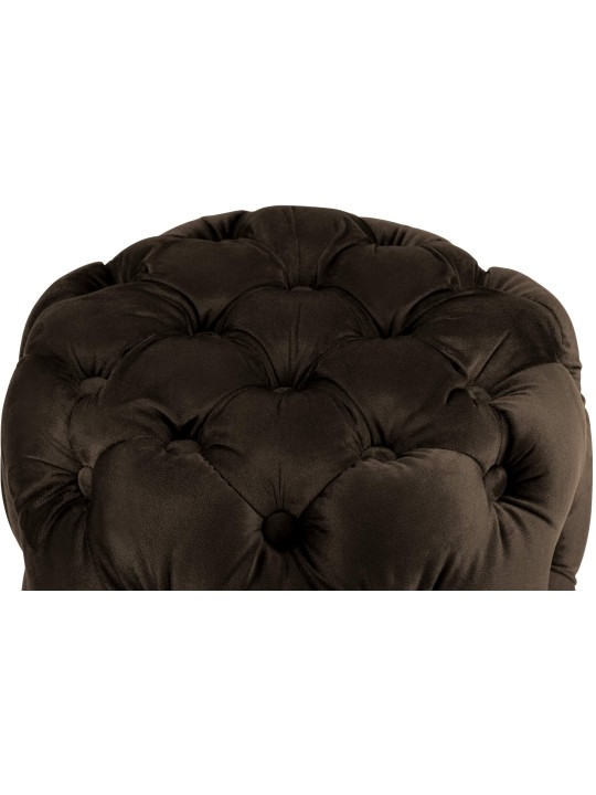 Zsámoly Drancy Velvet M, sötétbarna