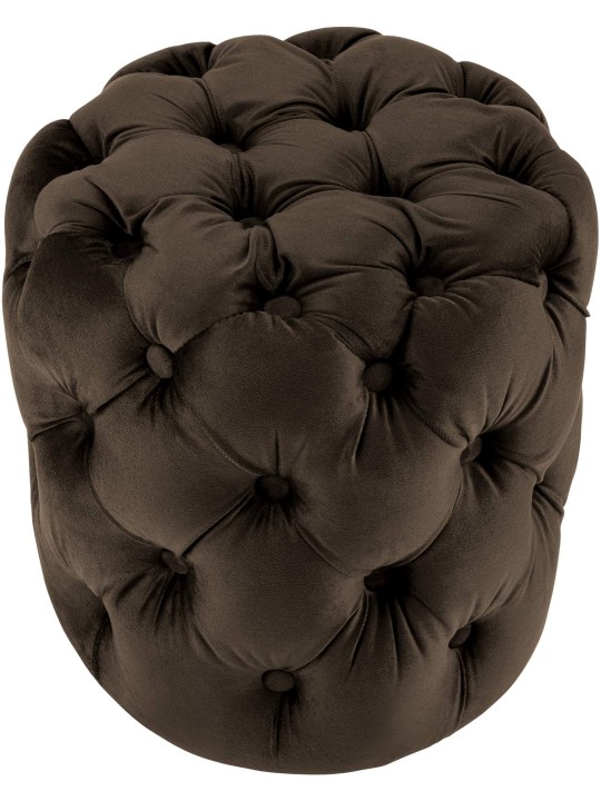 Zsámoly Drancy Velvet M, sötétbarna