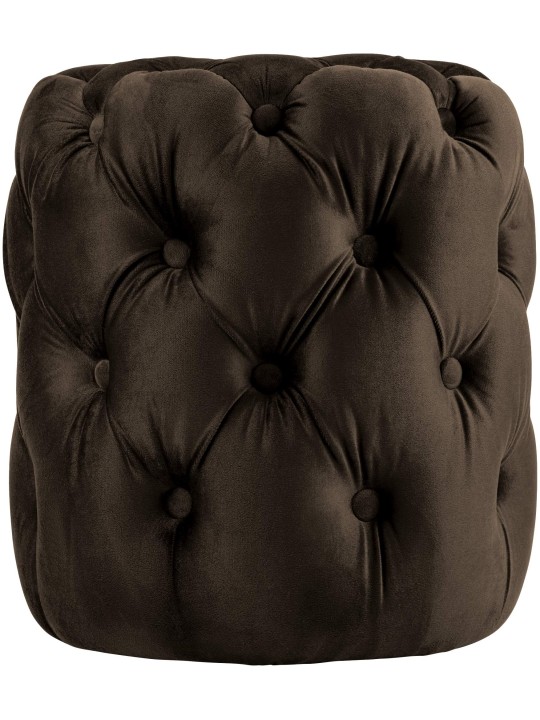 Zsámoly Drancy Velvet M, sötétbarna