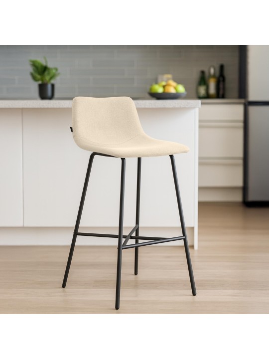 Altona szövet bárszék, krém