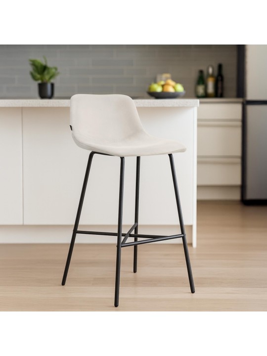 Bárszék Altona bársony, krém