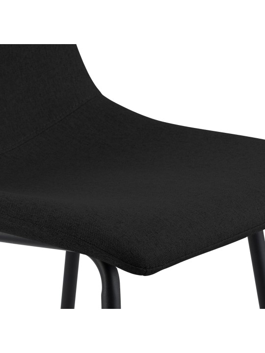 Altona szövet bárszék, fekete