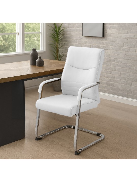 2 db Hobart látogatói szék készlet, fehér