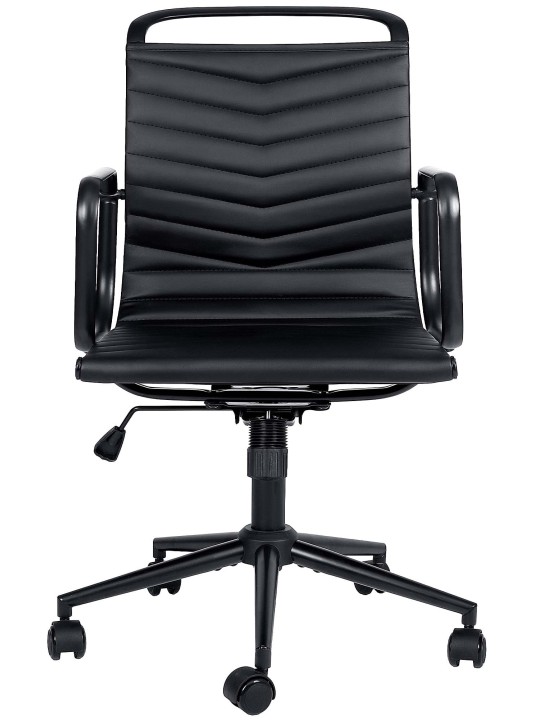 Bakers műbőr irodai szék, fekete