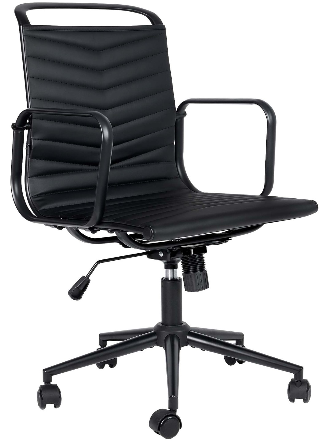 Bakers műbőr irodai szék, fekete