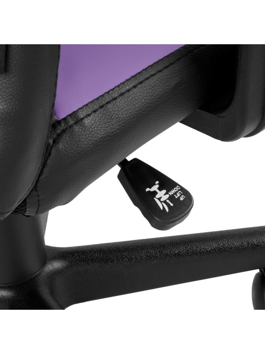 Gyermek irodai szék szórakozás, fekete/lila