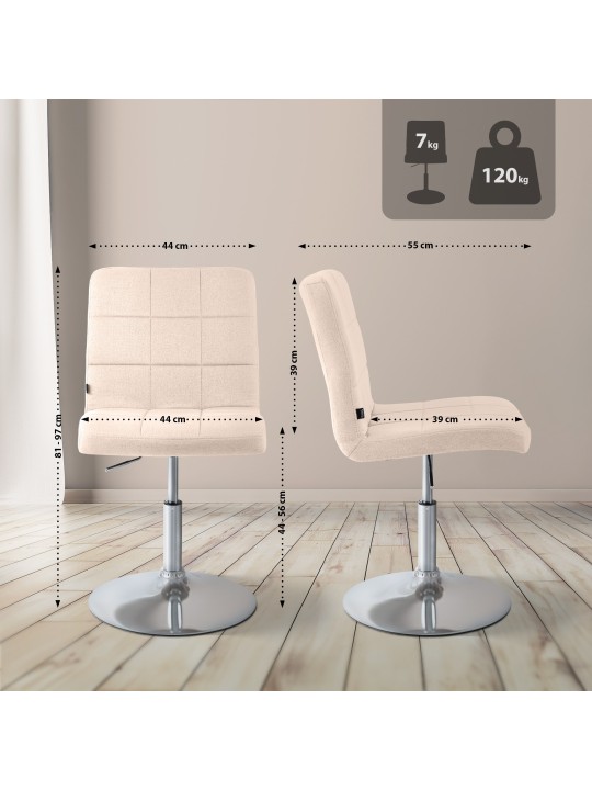 Szék Ricky szövet, krém Szék Ricky szövet, krém