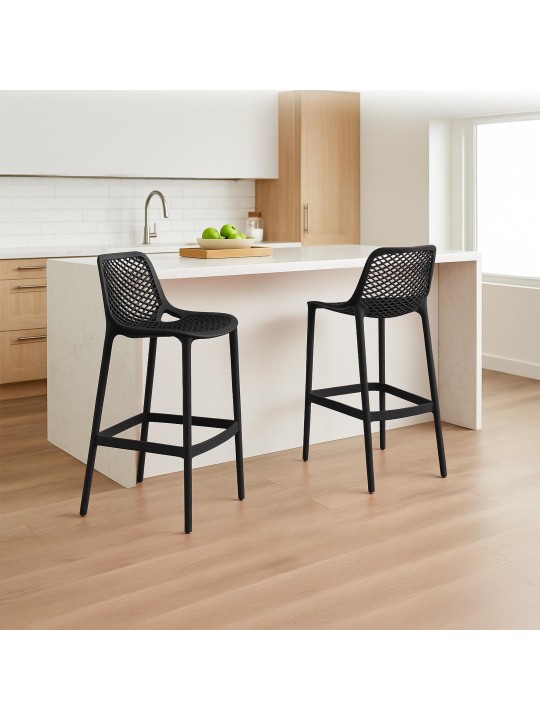 2 db Air bárszék készlet, fekete