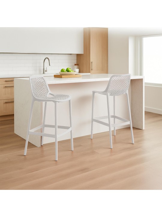 2 db Air bárszék készlet, fehér