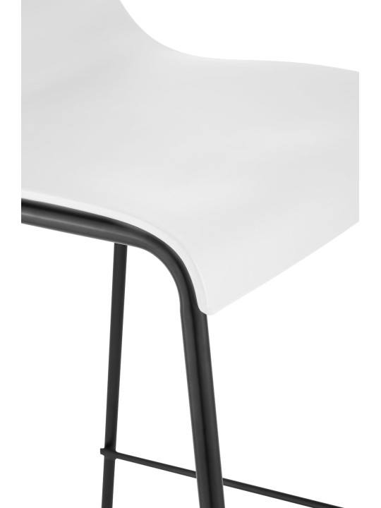 Hoover bárszék 4 méteres kerettel, fehér