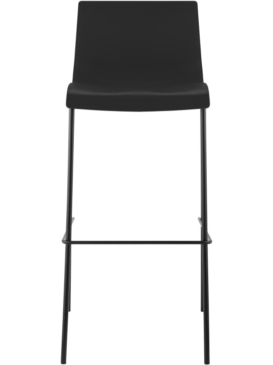 2 db bárszék készlet Hoover műanyag 4 méteres kerettel, fekete