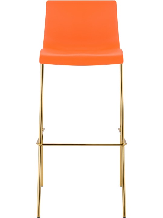 2 db Hoover műanyag bárszék készlet, 4 méteres arany, narancs 2 db Hoover műanyag bárszék készlet, 4 méteres arany, narancs