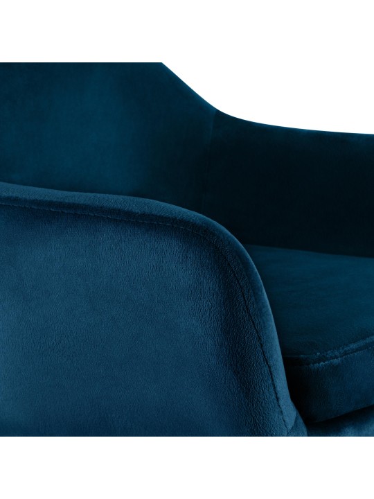 Bárszék Grant bársony, kék