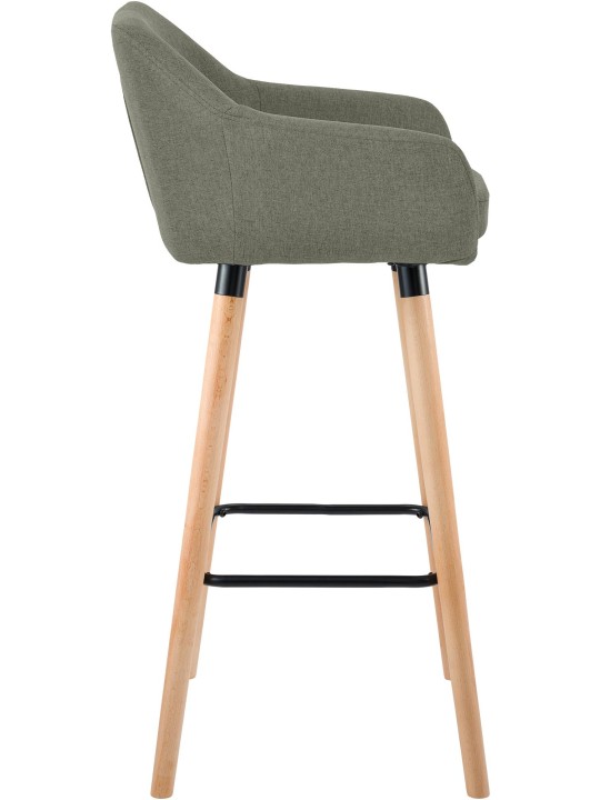 Bárszék Grant szövet, világosszürke