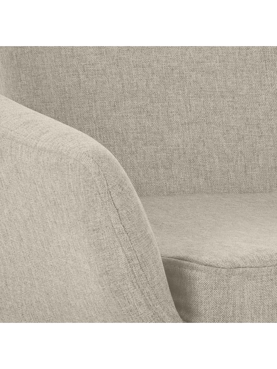 2 db bárszék készlet Grant textil, krém