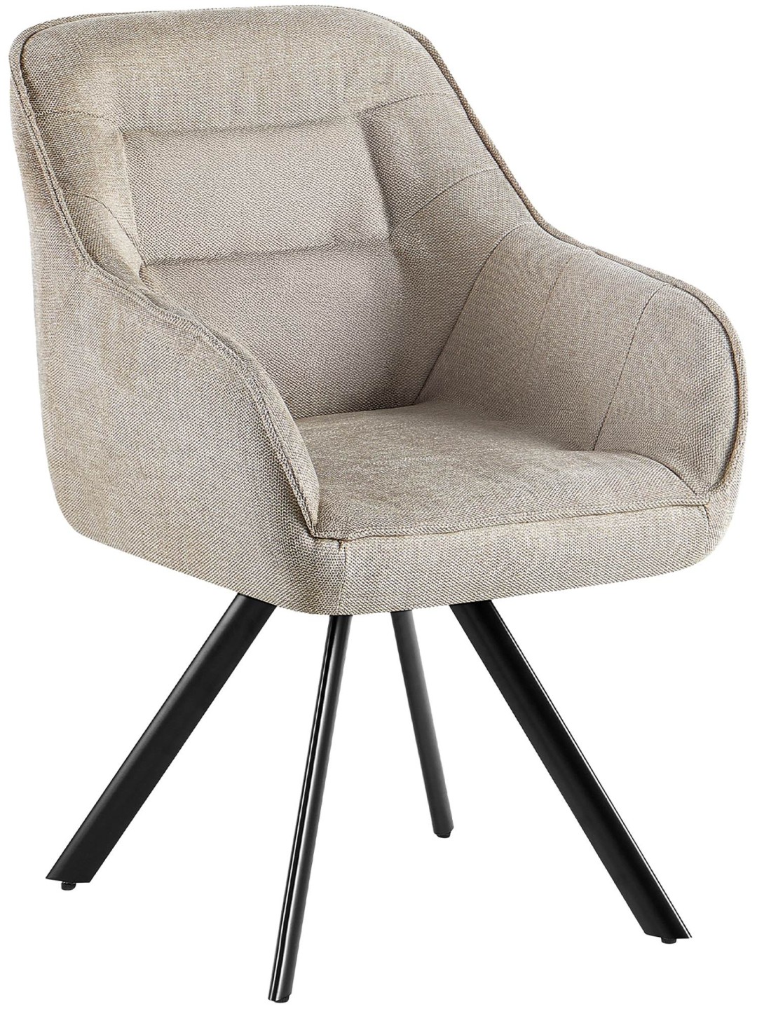 Szék Pettuli szövet, krém