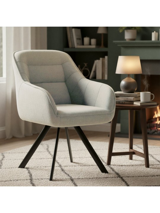 Szék Pettuli szövet, krém Szék Pettuli szövet, krém