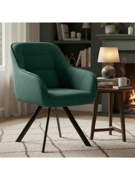 Szék Pettuli szövet, zöld