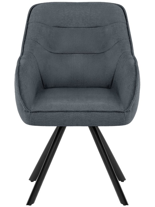 Szék Pettuli szövet, sötétszürke