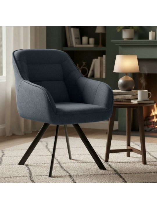 Szék Pettuli szövet, sötétszürke