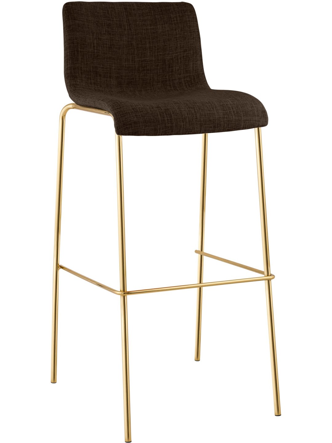 Bárszék Hoover szövet 4 láb arany, barna
