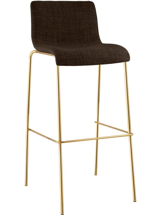 Bárszék Hoover szövet 4 láb arany, barna