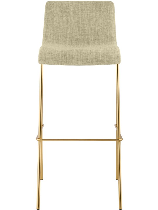 Bárszék Hoover szövet 4 láb arany, krém