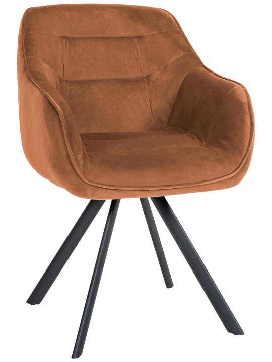 Russel bársony szék, kávé Russel bársony szék, kávé