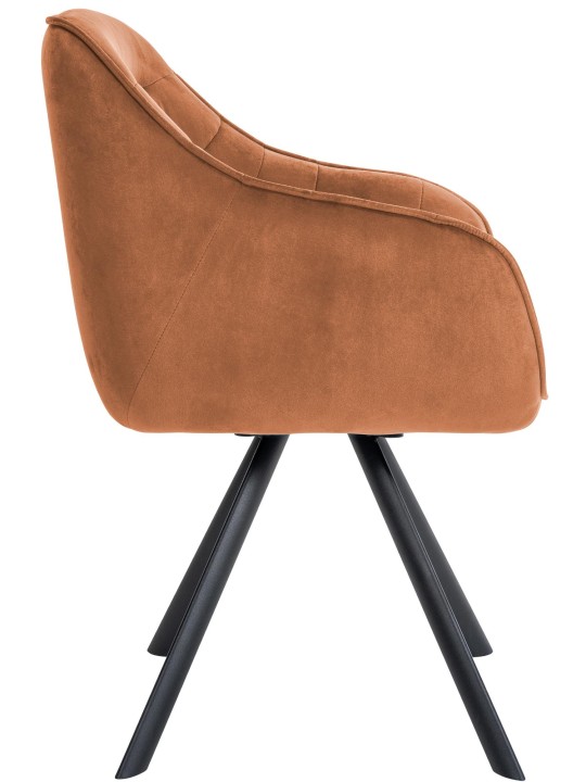 Russel bársony szék, kávé Russel bársony szék, kávé